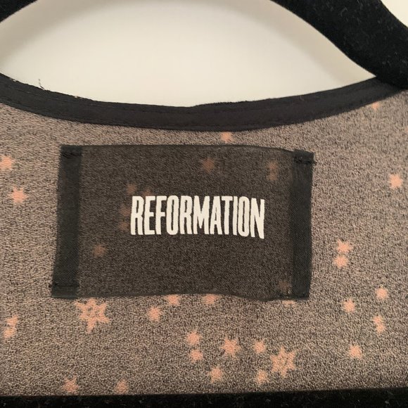 Reformation Courtney dress in Galactic - Picture 3 of 7